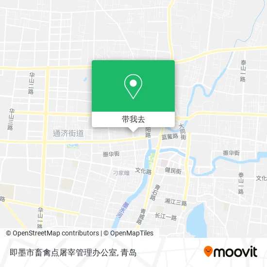 即墨市畜禽点屠宰管理办公室地图