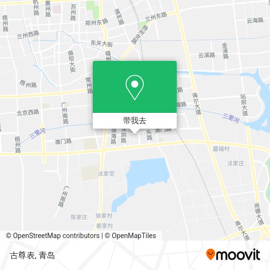 古尊表地图