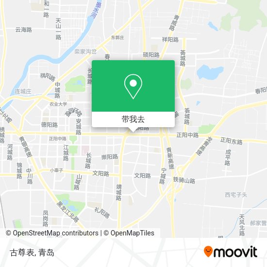 古尊表地图
