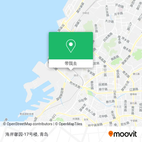 海岸馨园-17号楼地图