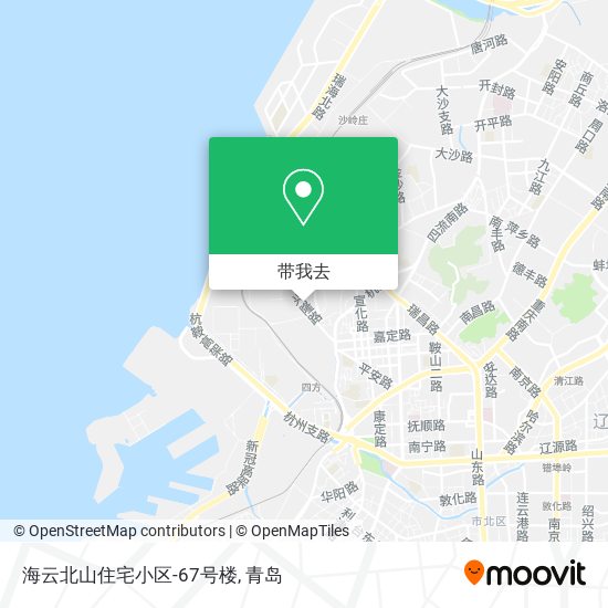 海云北山住宅小区-67号楼地图
