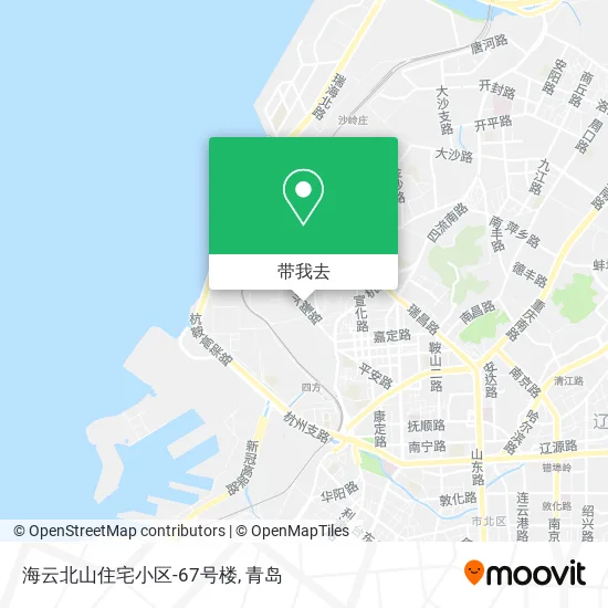 海云北山住宅小区-67号楼地图