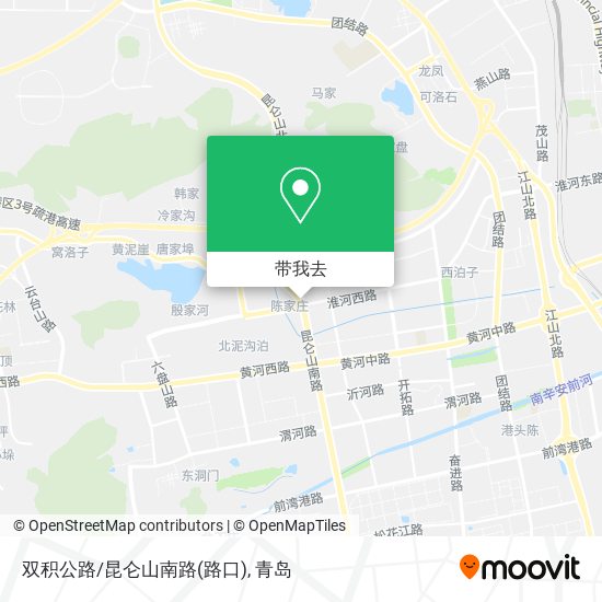 双积公路/昆仑山南路(路口)地图