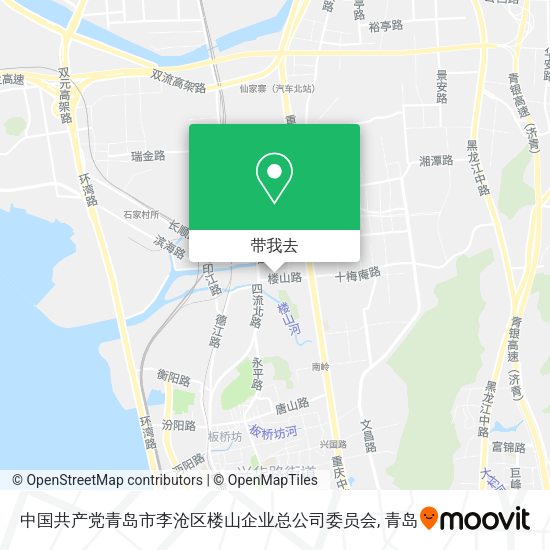 中国共产党青岛市李沧区楼山企业总公司委员会地图