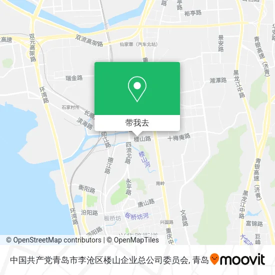 中国共产党青岛市李沧区楼山企业总公司委员会地图