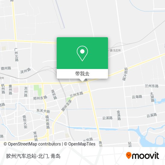胶州汽车总站-北门地图
