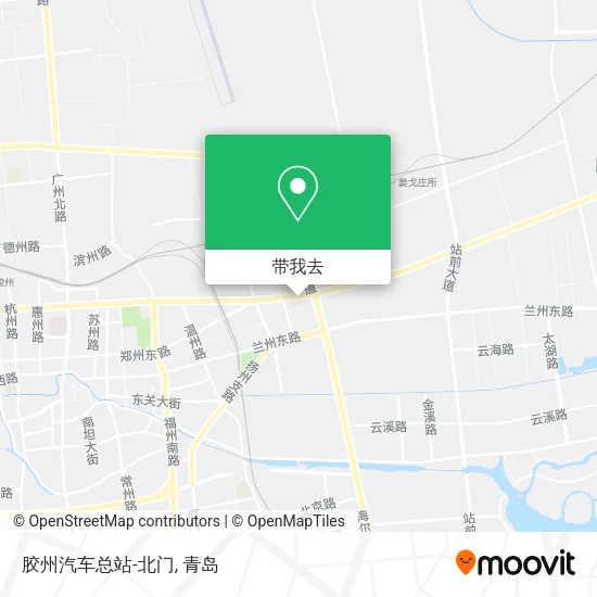 胶州汽车总站-北门地图