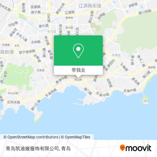 青岛凯迪娅服饰有限公司地图