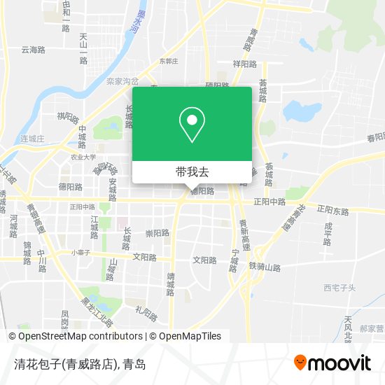 清花包子(青威路店)地图