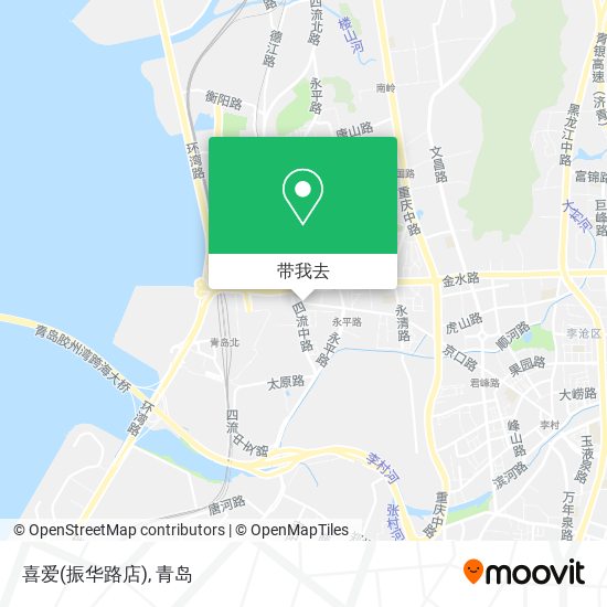 喜爱(振华路店)地图