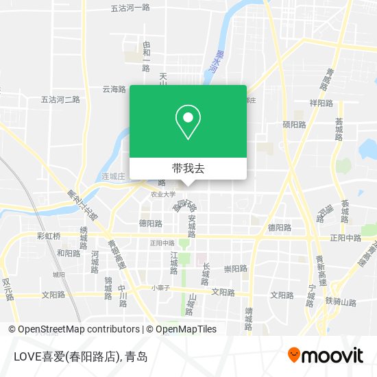 LOVE喜爱(春阳路店)地图