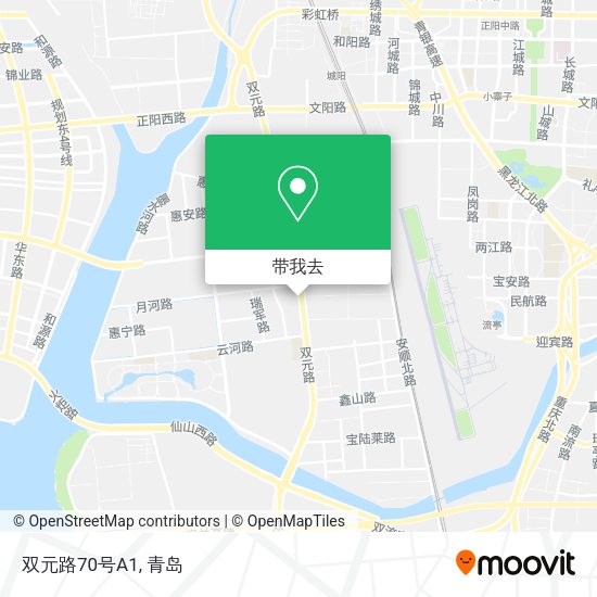 双元路70号A1地图