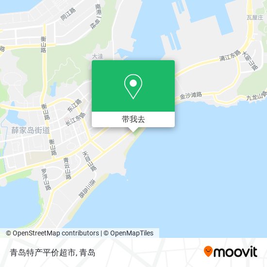 青岛特产平价超市地图