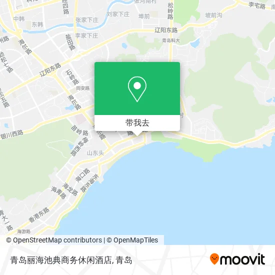 青岛丽海池典商务休闲酒店地图