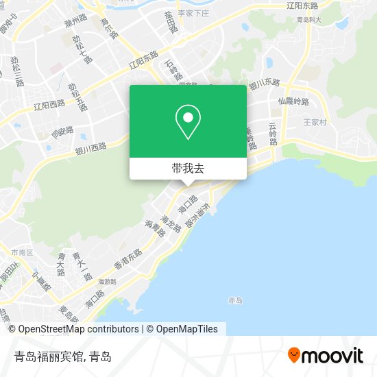 青岛福丽宾馆地图