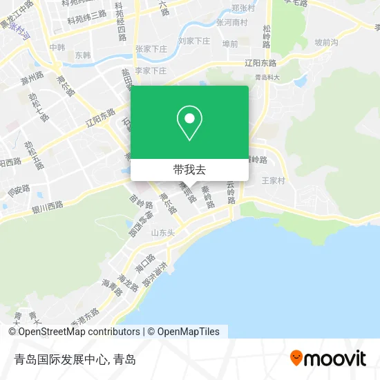 青岛国际发展中心地图