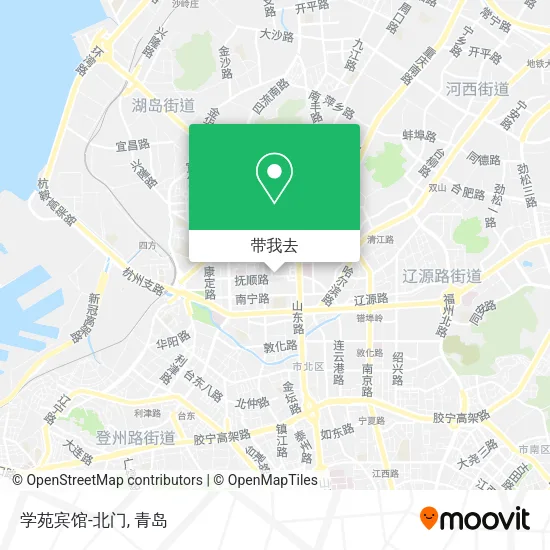 学苑宾馆-北门地图