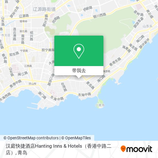 汉庭快捷酒店Hanting Inns & Hotels（香港中路二店）地图