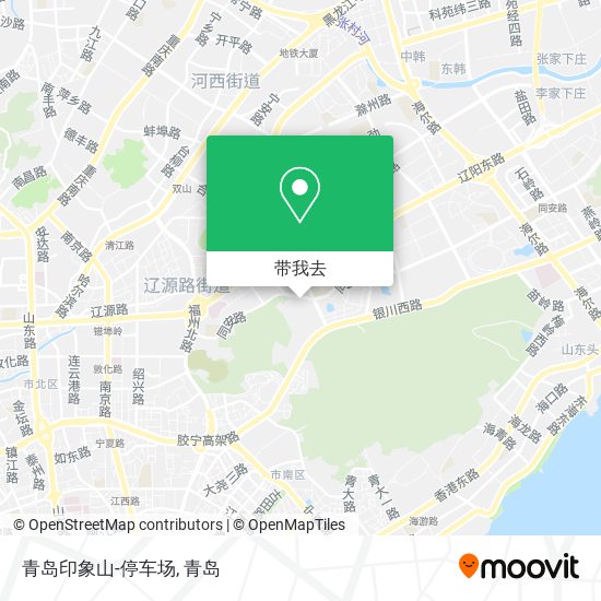 青岛印象山-停车场地图