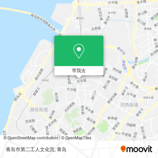 青岛市第二工人文化宫地图