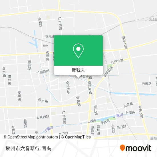 胶州市六音琴行地图
