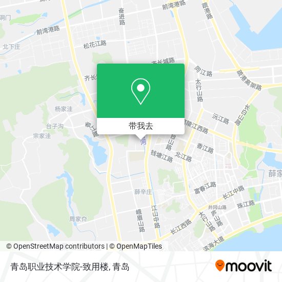青岛职业技术学院-致用楼地图