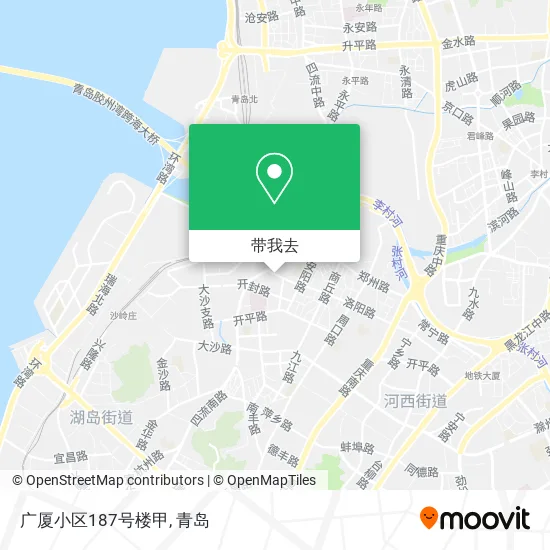 广厦小区187号楼甲地图