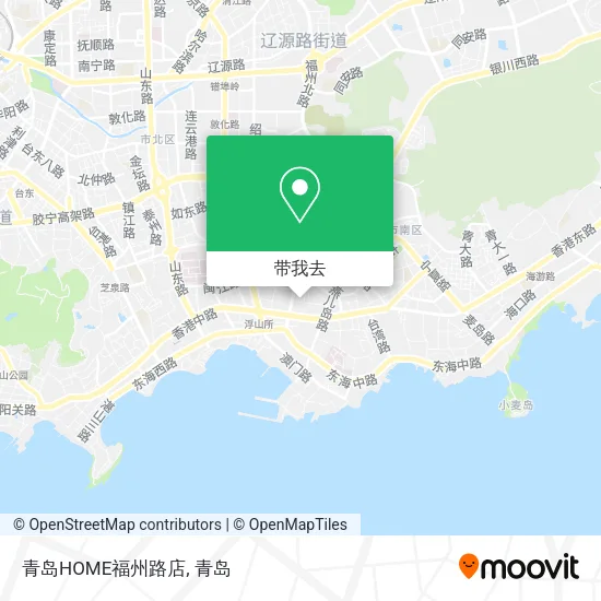 青岛HOME福州路店地图