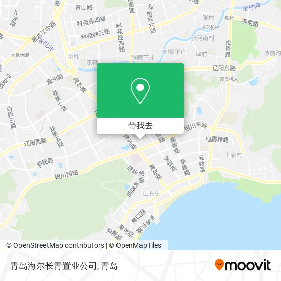 青岛海尔长青置业公司地图