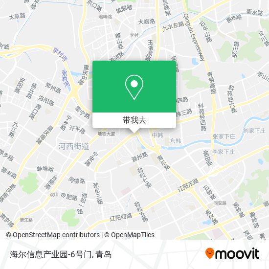 海尔信息产业园-6号门地图