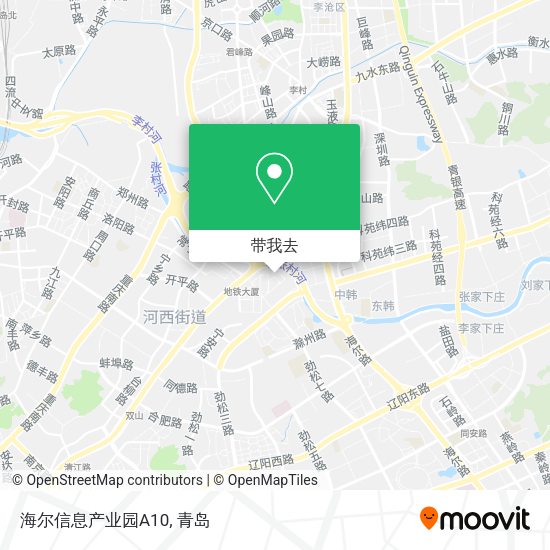 海尔信息产业园A10地图