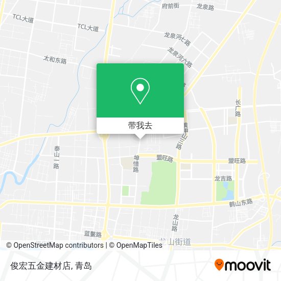俊宏五金建材店地图