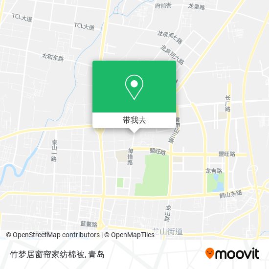 竹梦居窗帘家纺棉被地图