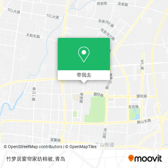 竹梦居窗帘家纺棉被地图