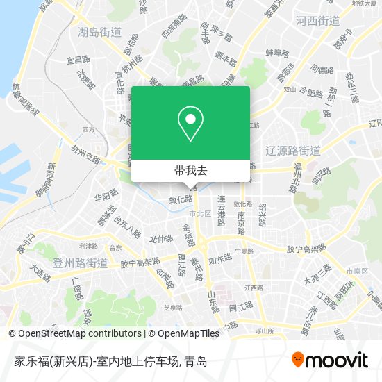 家乐福(新兴店)-室内地上停车场地图