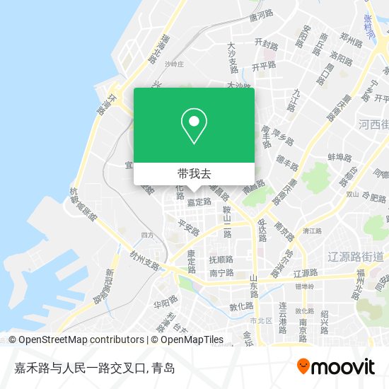 嘉禾路与人民一路交叉口地图