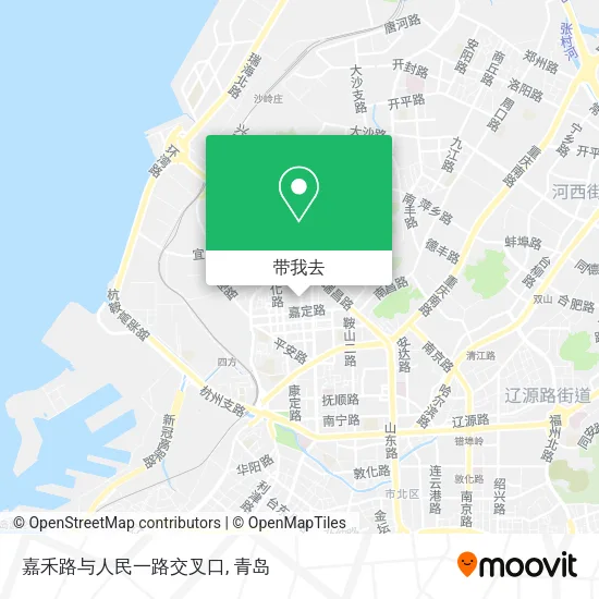 嘉禾路与人民一路交叉口地图
