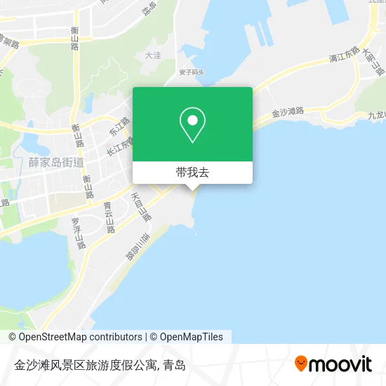 金沙滩风景区旅游度假公寓地图