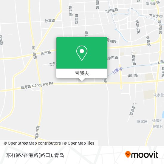 东祥路/香港路(路口)地图