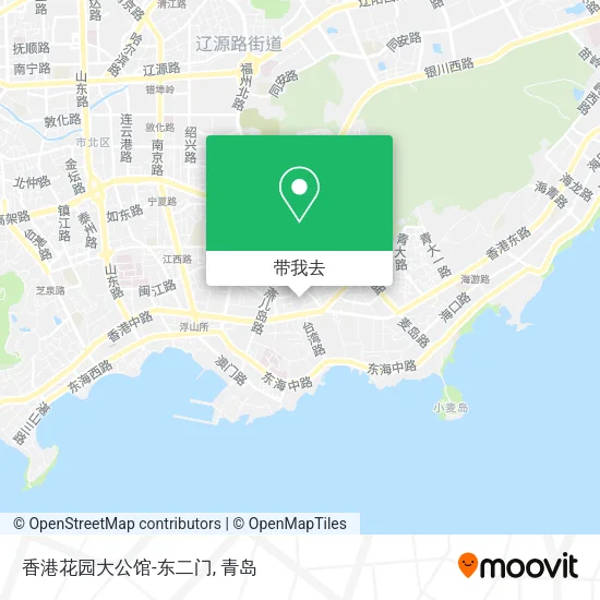 香港花园大公馆-东二门地图