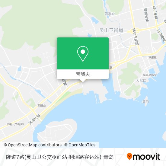 隧道7路(灵山卫公交枢纽站-利津路客运站)地图