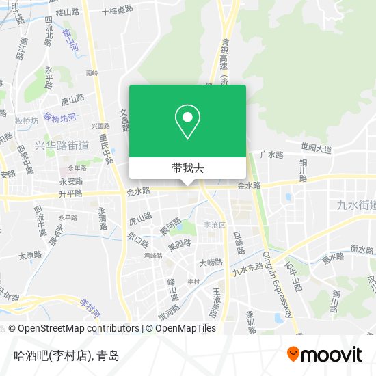 哈酒吧(李村店)地图