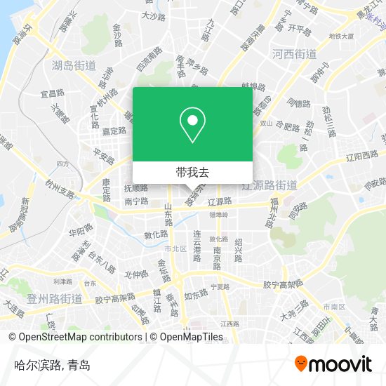 哈尔滨路地图