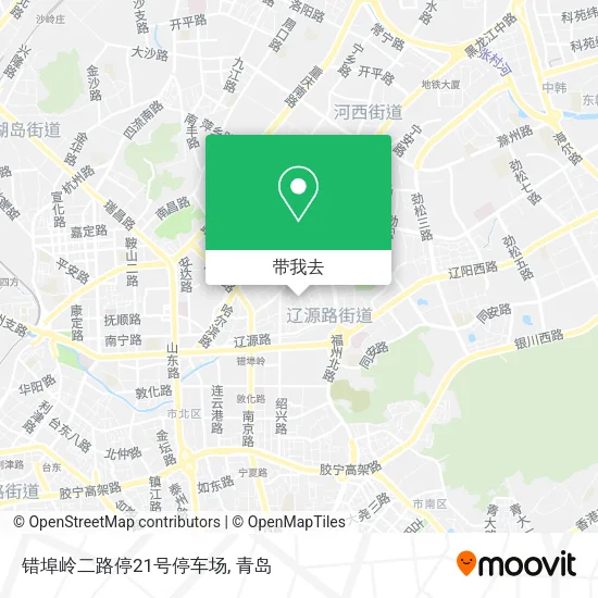 错埠岭二路停21号停车场地图