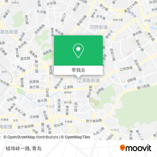 错埠岭一路地图