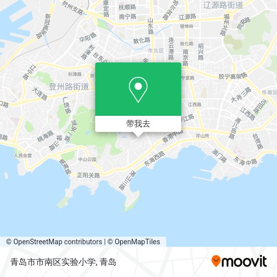 青岛市市南区实验小学地图