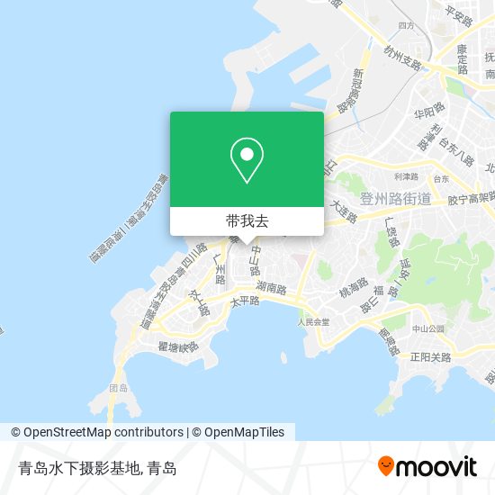 青岛水下摄影基地地图