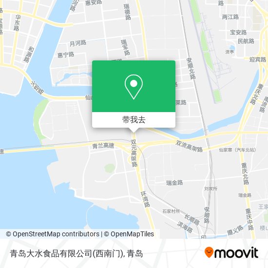 青岛大水食品有限公司(西南门)地图