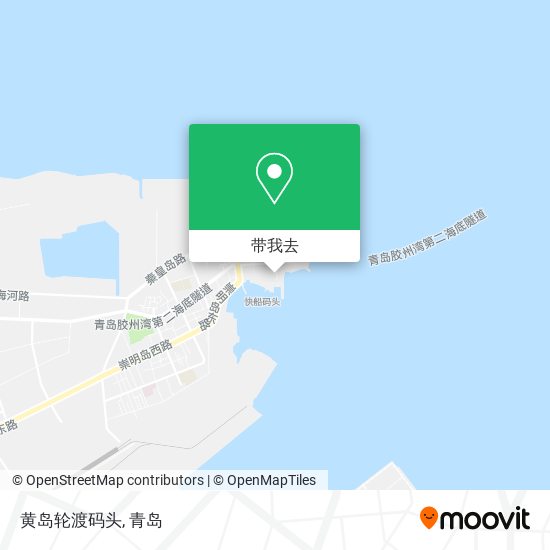 黄岛轮渡码头地图