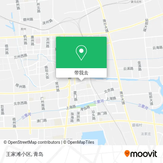 王家滩小区地图
